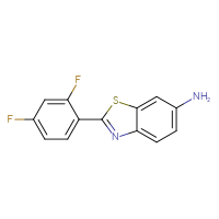 Chemical structure of 2-(2,4-difluorophenyl)-1,3-benzothiazol-6-amine - CSSB00003722887