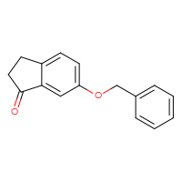 Chemical structure of 6-(benzyloxy)-2,3-dihydro-1H-inden-1-one - CSSB00011467764