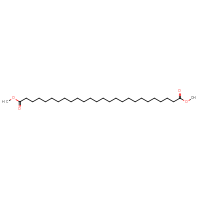 Chemical structure of 1,26-dimethyl hexacosanedioate - CSSB06629245833