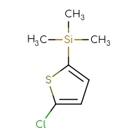 Chemical structure of (5-chlorothiophen-2-yl)trimethylsilane - CSSB00012017191