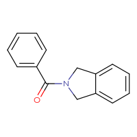 Chemical structure of 2-benzoyl-2,3-dihydro-1H-isoindole - CSSB00001089904