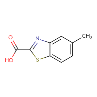 Chemical structure of 5-methyl-1,3-benzothiazole-2-carboxylic acid - CSSB00000102914