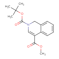 Chemical structure of 2-tert-butyl 4-methyl 1,2-dihydroisoquinoline-2,4-dicarboxylate - CSSB00010253065