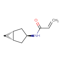 Chemical structure of N-[(1R,3s,5S)-bicyclo[3.1.0]hexan-3-yl]prop-2-enamide - CSSB02495424222