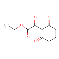 Chemical structure of ethyl 2-(2,6-dioxocyclohexyl)-2-oxoacetate - CSSB06359424132