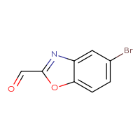 Chemical structure of 5-bromo-1,3-benzoxazole-2-carbaldehyde - CSSB00009814816