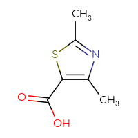 Chemical structure of dimethyl-1,3-thiazole-5-carboxylic acid - CSSB00000181369