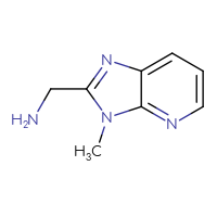 Chemical structure of 1-{3-methyl-3H-imidazo[4,5-b]pyridin-2-yl}methanamine - CSSB00000707170