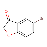 Chemical structure of 5-bromo-2,3-dihydro-1-benzofuran-3-one - CSSB00000752586