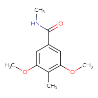 Chemical structure of 3,5-dimethoxy-N,4-dimethylbenzamide - CSSB00000159715