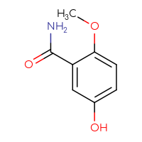Chemical structure of 5-hydroxy-2-methoxybenzamide - CSSB00009858655
