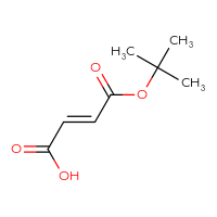 Chemical structure of (2E)-4-(tert-butoxy)-4-oxobut-2-enoic acid - CSSB00020642064