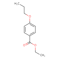 Chemical structure of ethyl 4-propoxybenzoate - CSSB00000170816