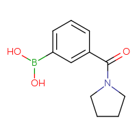 Chemical structure of [3-(pyrrolidine-1-carbonyl)phenyl]boronic acid - CSSB00000049277
