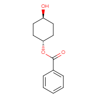 Chemical structure of (1r,4r)-4-hydroxycyclohexyl benzoate - CSSB00138560591
