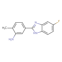 Chemical structure of 5-(5-fluoro-1H-1,3-benzodiazol-2-yl)-2-methylaniline - CSSB00007791812