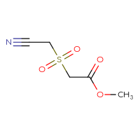 Chemical structure of methyl 2-(cyanomethanesulfonyl)acetate - CSSB00011326045