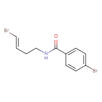 Chemical structure of 4-bromo-N-[(3E)-4-bromobut-3-en-1-yl]benzamide - CSSB00158383475