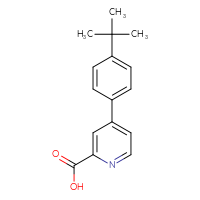 Chemical structure of 4-(4-tert-butylphenyl)pyridine-2-carboxylic acid - CSSB00038051134