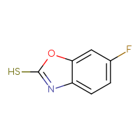 Chemical structure of 6-fluoro-1,3-benzoxazole-2-thiol - CSSB00011900774