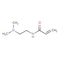 Chemical structure of N-[2-(dimethylamino)ethyl]prop-2-enamide - CSSB00011325248