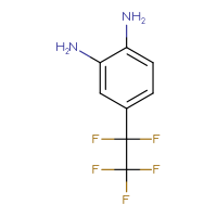 Chemical structure of 4-(1,1,2,2,2-pentafluoroethyl)benzene-1,2-diamine - CSSB00102699421