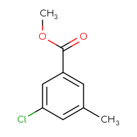 Chemical structure of methyl 3-chloro-5-methylbenzoate - CSSB00012001806
