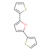 Chemical structure of 2,5-bis(thiophen-2-yl)furan - CSSB00102587907