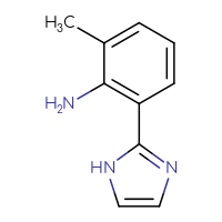 Chemical structure of 2-(1H-imidazol-2-yl)-6-methylaniline - CSSB00011471298