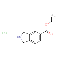 Chemical structure of ethyl 2,3-dihydro-1H-isoindole-5-carboxylate hydrochloride - CSSB00015189403