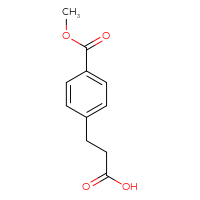 Chemical structure of 3-[4-(methoxycarbonyl)phenyl]propanoic acid - CSSB00000070832