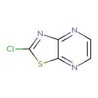 Chemical structure of 2-chloro-[1,3]thiazolo[4,5-b]pyrazine - CSSB00047787198