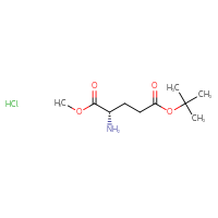 Chemical structure of 5-tert-butyl 1-methyl (2S)-2-aminopentanedioate hydrochloride - CSSB00000017685