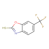 Chemical structure of 6-(trifluoromethyl)-1,3-benzoxazole-2-thiol - CSSB00011068513