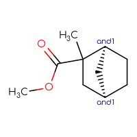 Chemical structure of rac-methyl (1R,4S)-2-methylbicyclo[2.2.1]heptane-2-carboxylate - CSSB06809372053