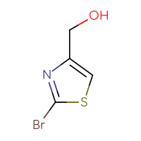 Chemical structure of (2-bromo-1,3-thiazol-4-yl)methanol - CSSB00009816749