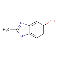 Chemical structure of 2-methyl-1H-1,3-benzodiazol-5-ol - CSSB00012186168
