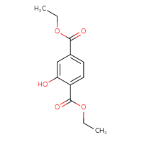 Chemical structure of 1,4-diethyl 2-hydroxybenzene-1,4-dicarboxylate - CSSB06446558468