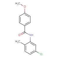 Chemical structure of N-(5-chloro-2-methylphenyl)-4-methoxybenzamide - CSSB00027977544
