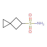 Chemical structure of spiro[2.3]hexane-5-sulfonamide - CSSB00120233901
