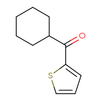 Chemical structure of cyclohexyl(thiophen-2-yl)methanone - CSSB00011267918