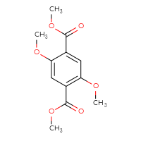 Chemical structure of 1,4-dimethyl 2,5-dimethoxybenzene-1,4-dicarboxylate - CSSB00160503266