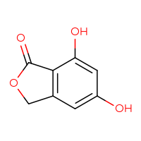 Chemical structure of 5,7-dihydroxy-1,3-dihydro-2-benzofuran-1-one - CSSB00009846194