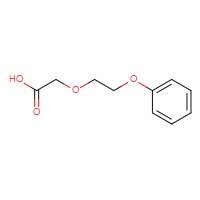 Chemical structure of 2-(2-phenoxyethoxy)acetic acid - CSSB00000739766