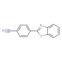 Chemical structure of 4-(1,3-benzothiazol-2-yl)benzonitrile - CSSB00014055715