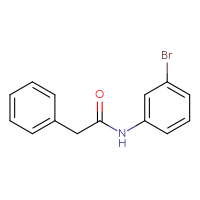 Chemical structure of N-(3-bromophenyl)-2-phenylacetamide - CSSB00017326531