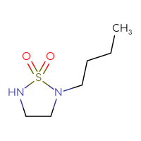 Chemical structure of 2-butyl-1λ⁶,2,5-thiadiazolidine-1,1-dione - CSMB00050023367