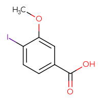 Chemical structure of 4-iodo-3-methoxybenzoic acid - CSSB00012356290