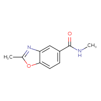 Chemical structure of N,2-dimethyl-1,3-benzoxazole-5-carboxamide - CSSB00045828276