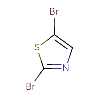 Chemical structure of 2,5-dibromo-1,3-thiazole - CSSB00000764394